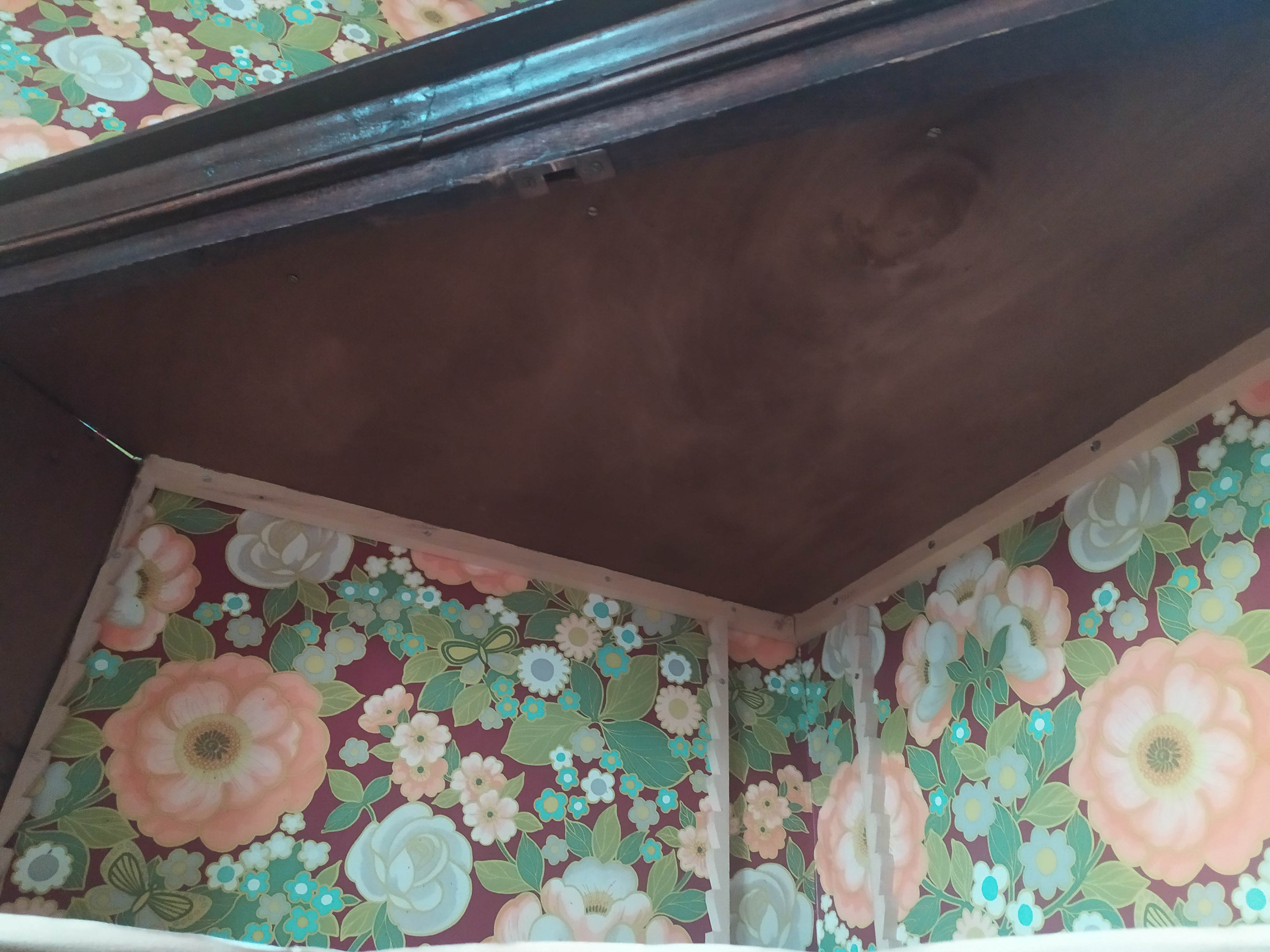 Carved solid wood Breton cabinet