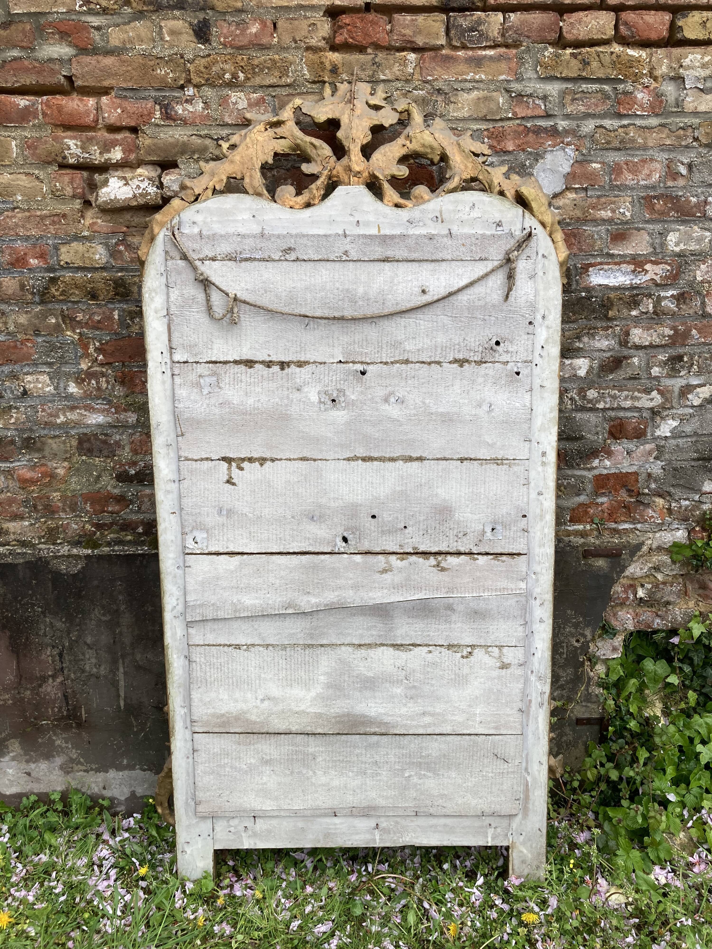 Old mirror rocaille style 178 x 96cm