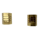 Pair of vintage brass wall lights, France 1970s