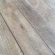Henri II dining table stripped in solid oak from the 19th century.
