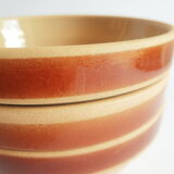 Set of 6 vintage Gien France stoneware bowls