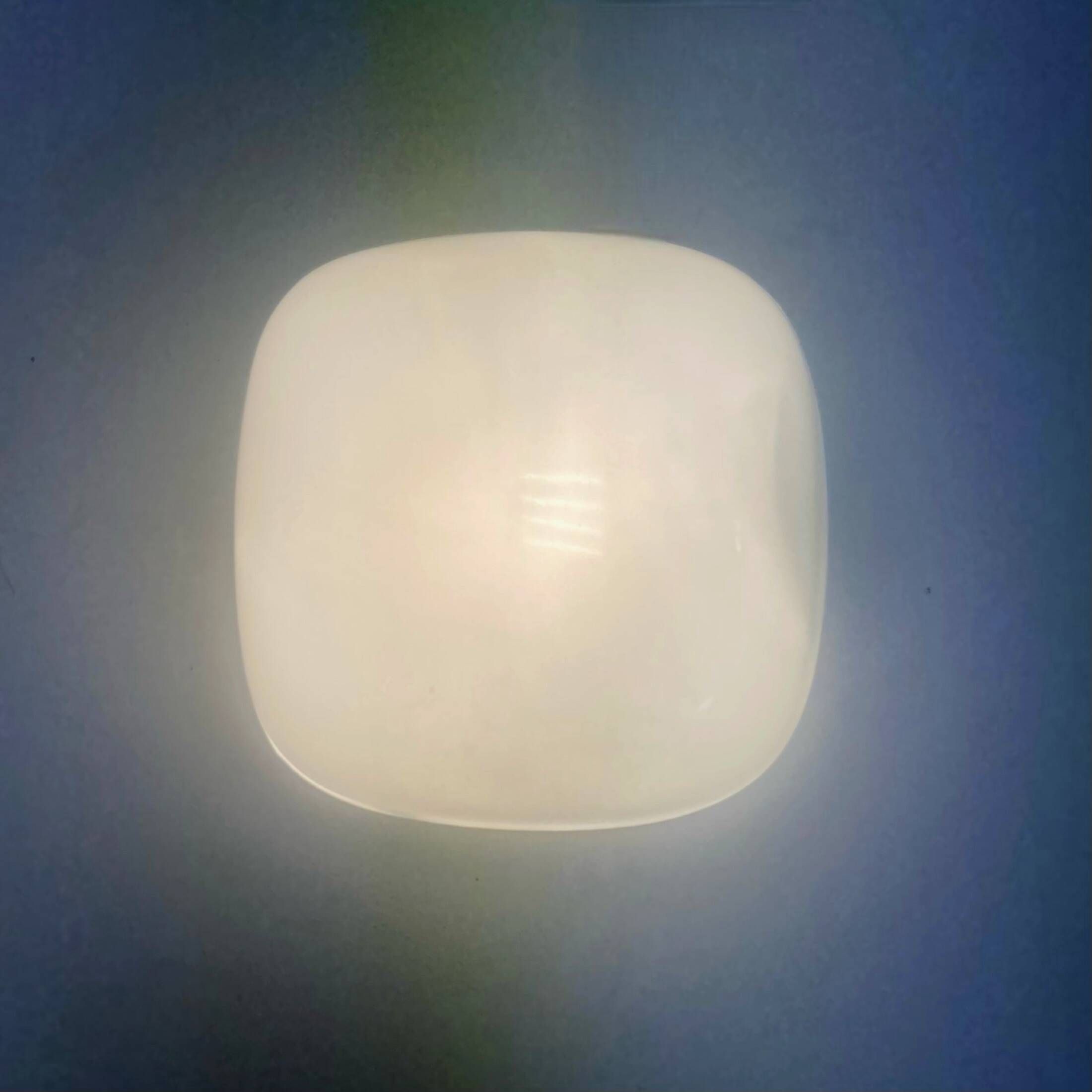 Vintage white opaline glass wall or ceiling light LAMP-7109