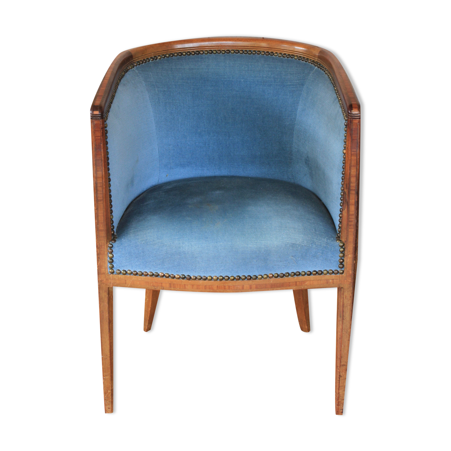 Fauteuil tonneau art déco