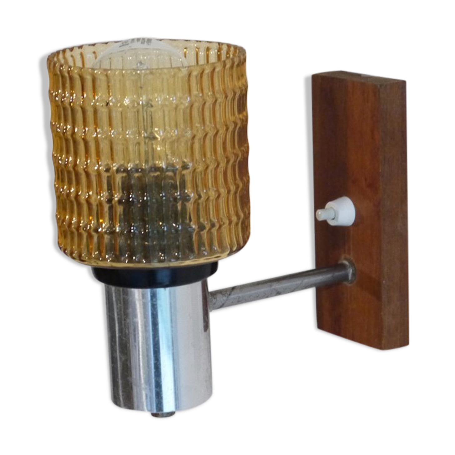 Vintage teak and glass, 1960s
