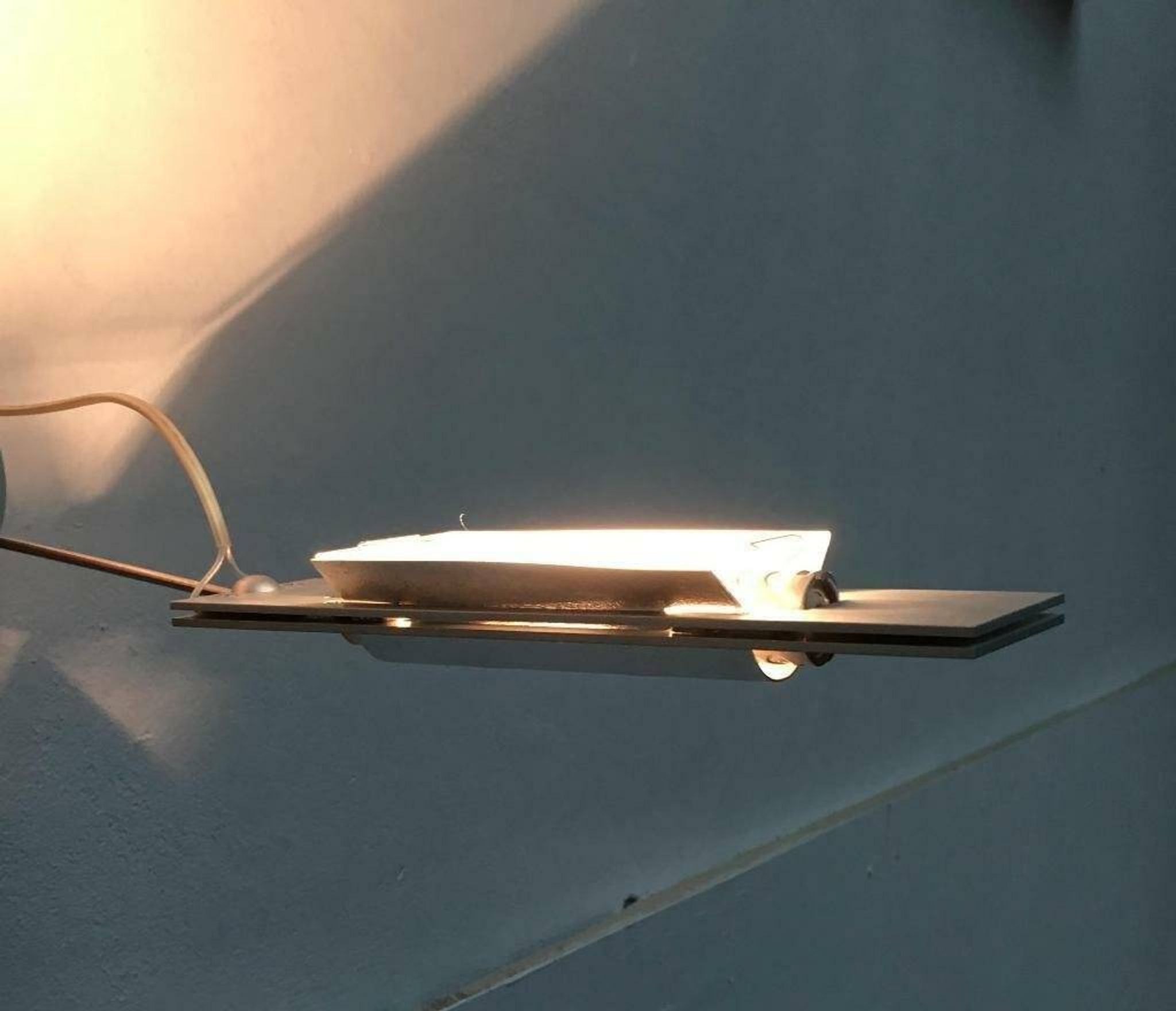 German postmodern wall lamps Wandering Finger by Ingo Maurer for M Design, 1990s, set of 3