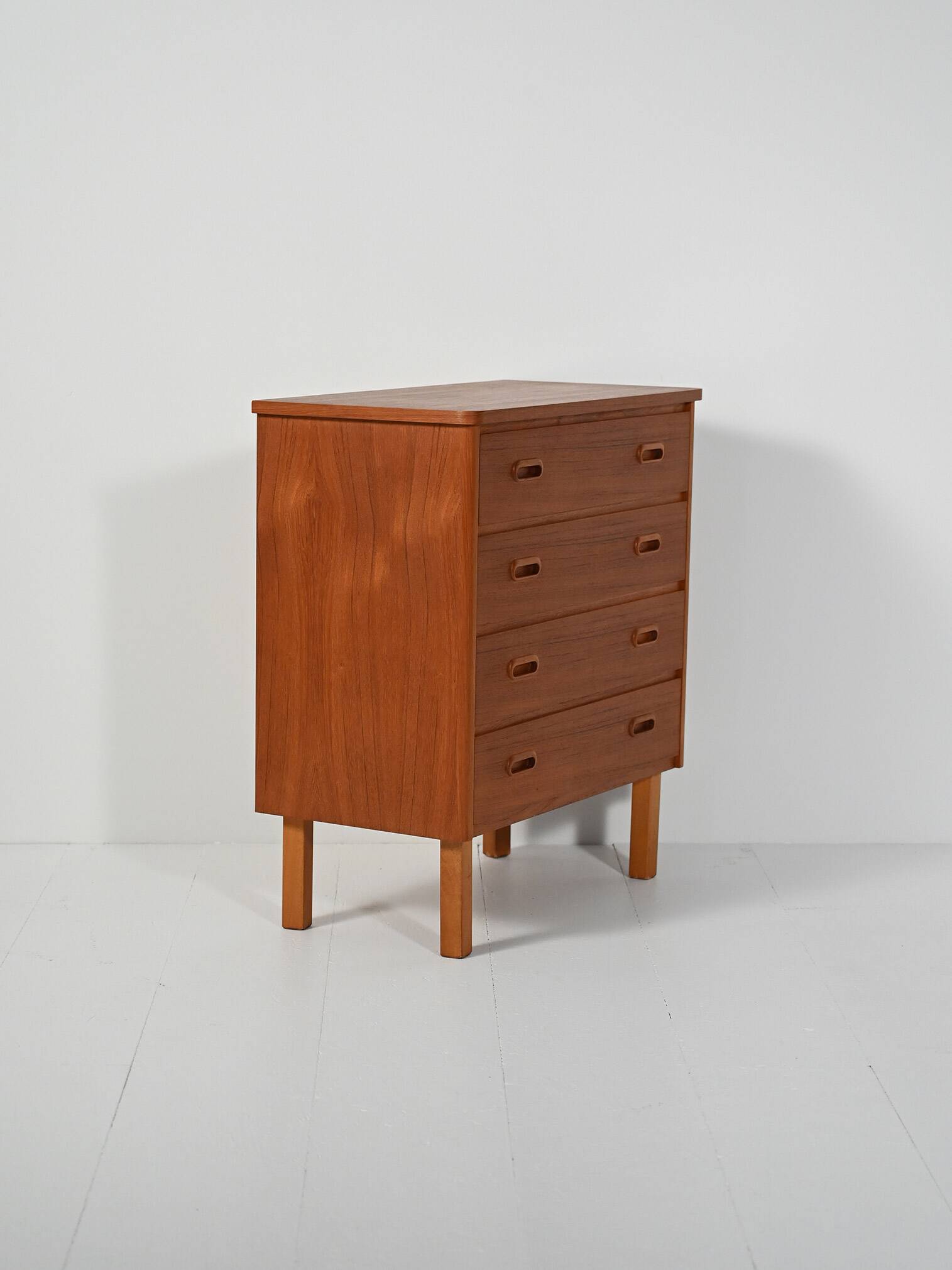Scandinavian teak chest of drawers, 1960s