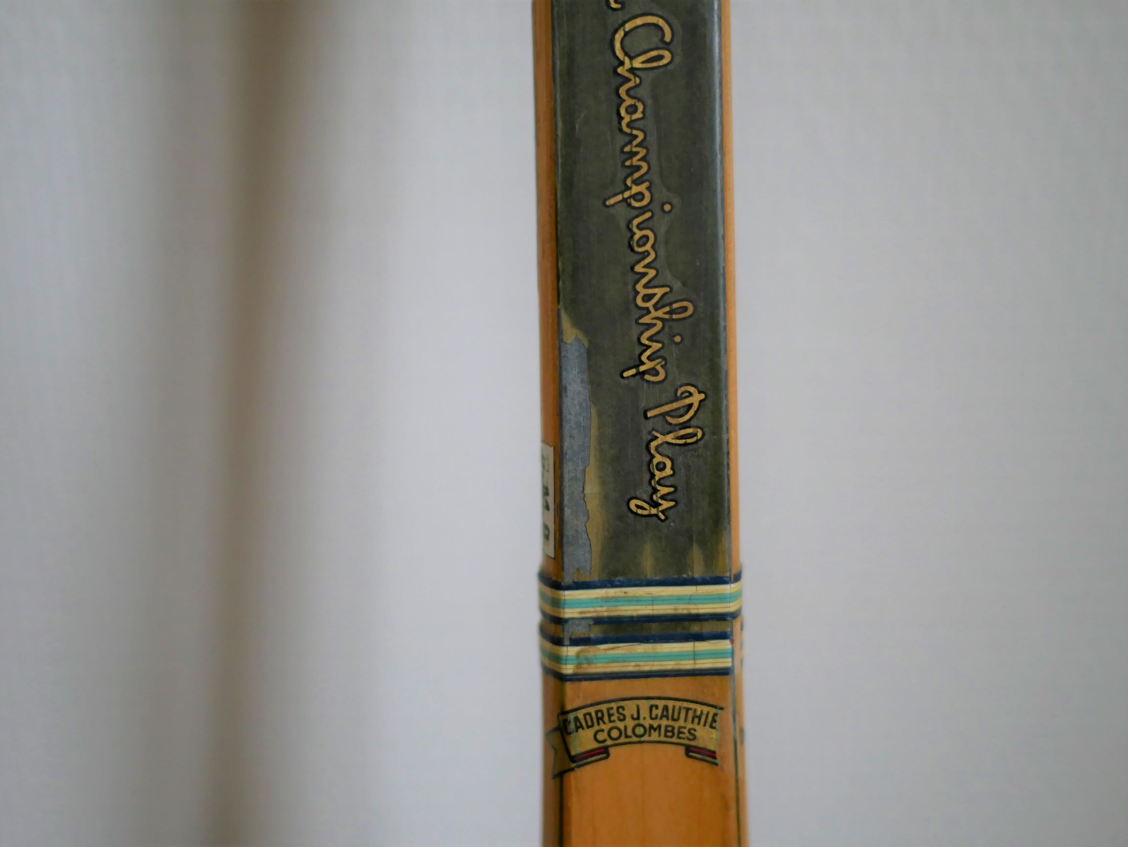 Old tennis racket J. Gauthier made in France