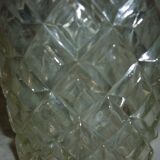 Vintage pressed molded glass vase