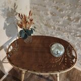 “Lemon” rattan coffee table