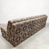 Vintage modular sofa bed 'Checkerd '