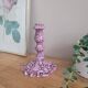 La Redoute x Selency ceramic candle holder 09 mauve