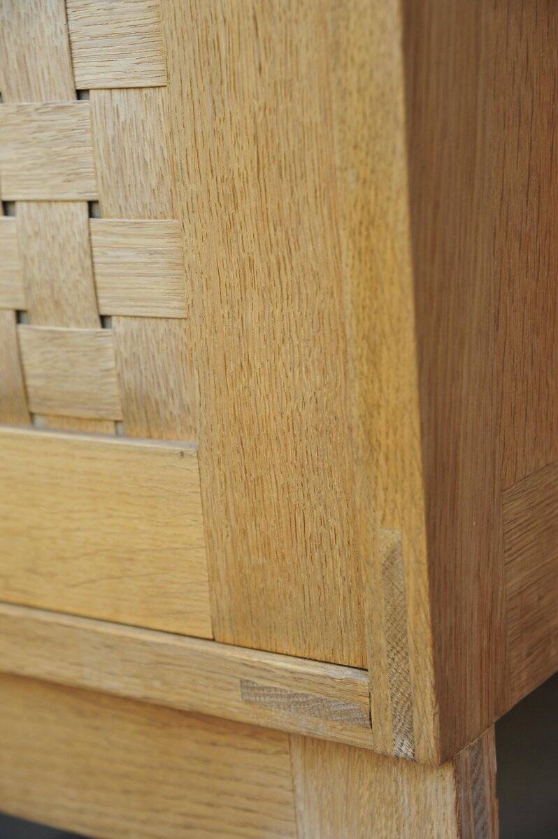 Danish vintage oak sideboard by Ilse & Ove Rix for Uldum Møbelfabrik