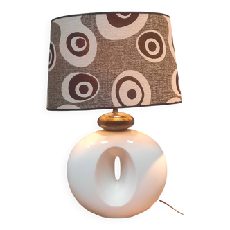 Vintage earthenware lamp