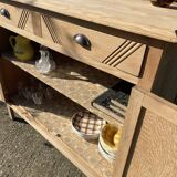 Parisian sideboard in raw wood