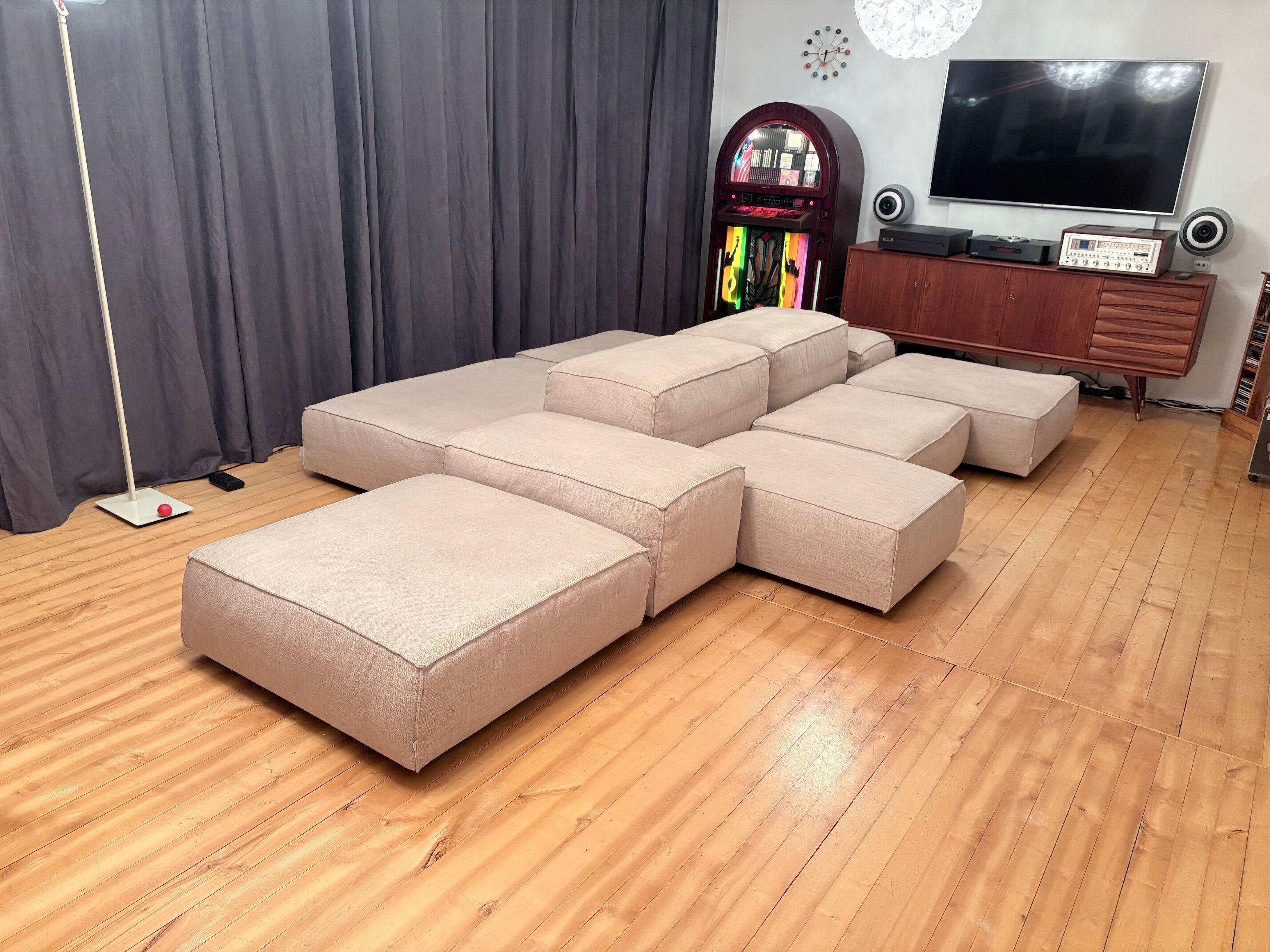 Extrasoft modular sofa designed by Piero Lissoni, Living Divani, Italy