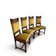 four Victorian dining chairs