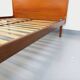 Carlström & Co vintage Scandinavian teak double bed from the 1960s