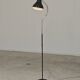 Adjustable anthracite floor lamp 1716 by Josef Hurka for Napako