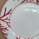 6 assiettes porcelaine Barbier