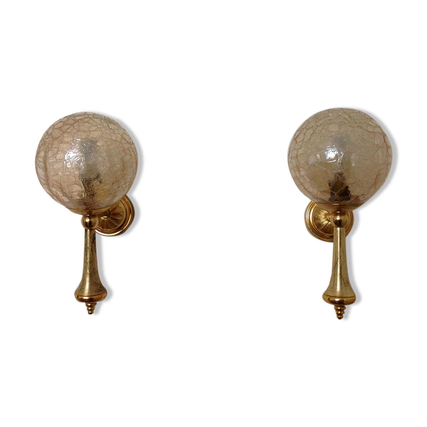 Pair of vintage gold sconces