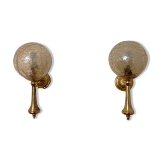 Pair of vintage gold sconces