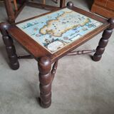 Old vintage rustic coffee table