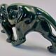 Ancienne statue statue lionne tigre Art Déco 1930 craquelé Saint Clément