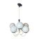 Italian Opalin Chandelier, 1950s