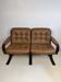 Vintage leather 2-seater sofa