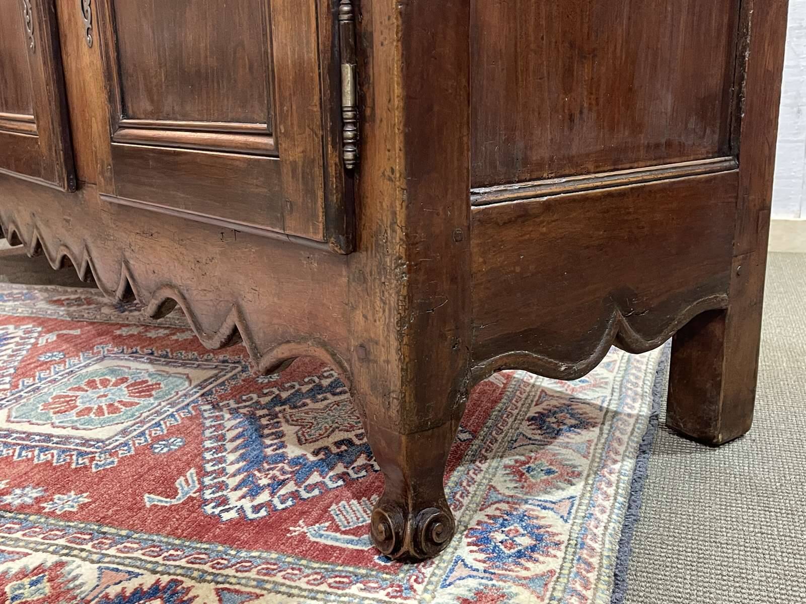 18th century Louis XV 3-door cherrywood sideboard