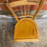 Vintage BAUMANN N°182 Bistro Chair Raw Wood Style #D290