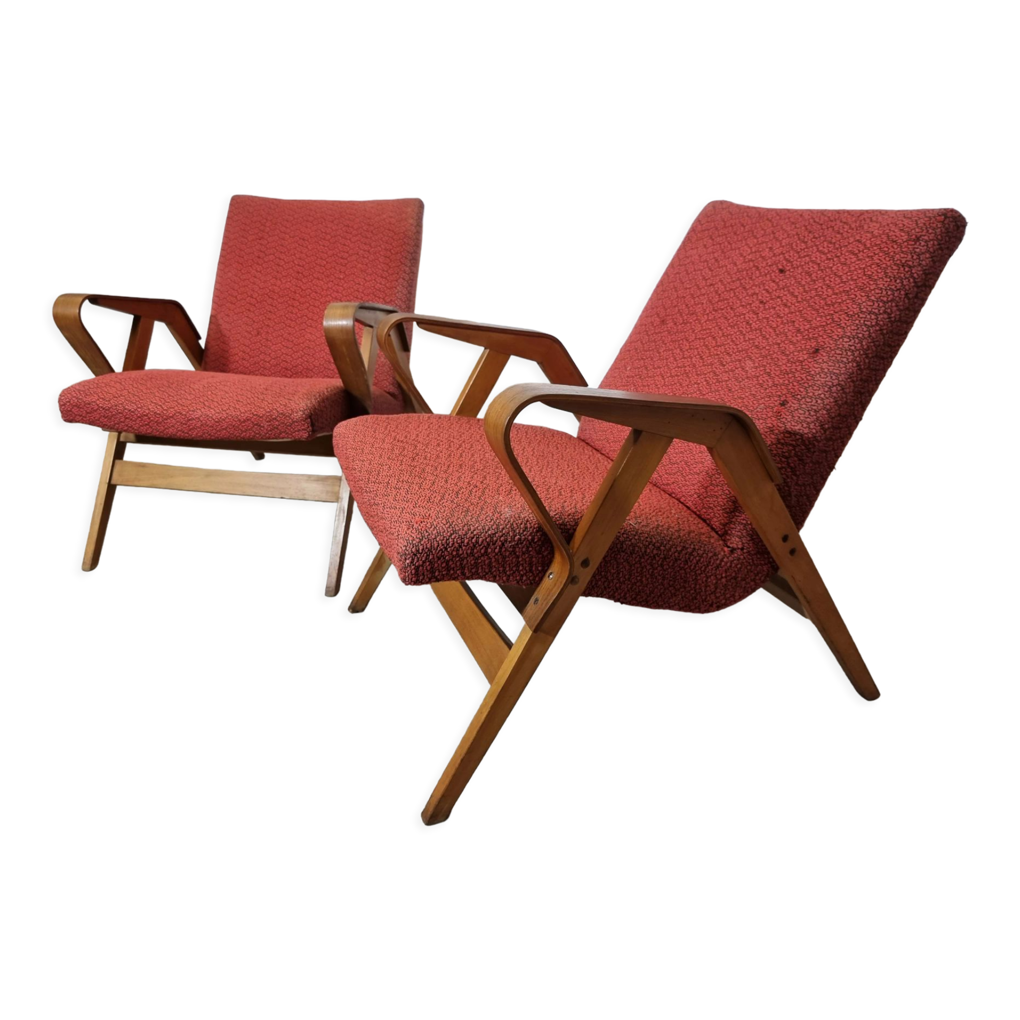 Armchairs by Frantisek Jirak