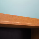 Oak bookcase, Danish design, 1970s, manufactured by ÆJM Møbler