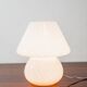 Coppia de lampes de table Murano champignon rose design des années 1970