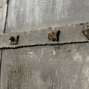 Pair of old shutters