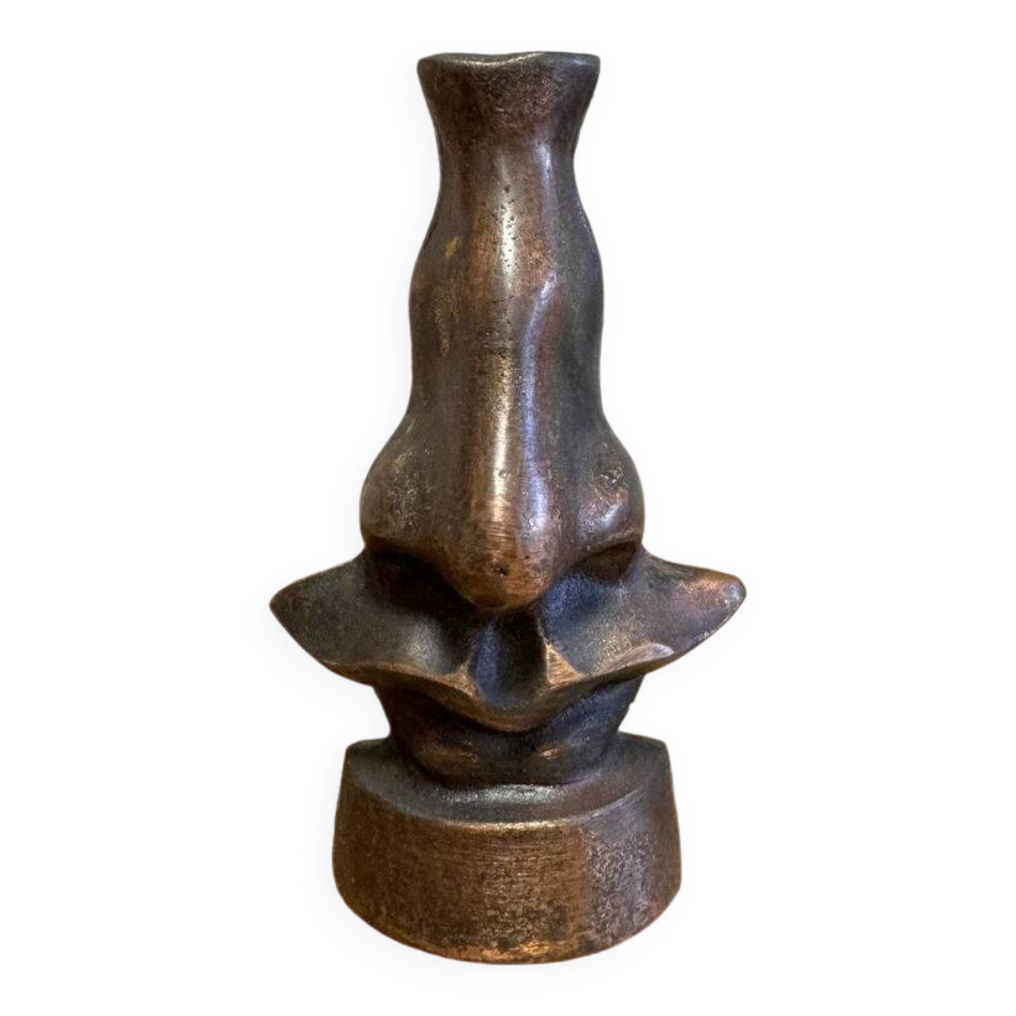 After Salvador Dali: bronze statue "the nose"