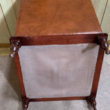 Vintage brown leather armchair