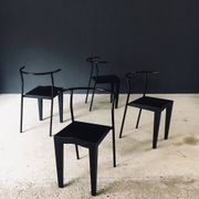 Postmodern Dr. Glob Dining Chairs by Philippe Starck for Kartell, Italy, 1980s, Set of 4