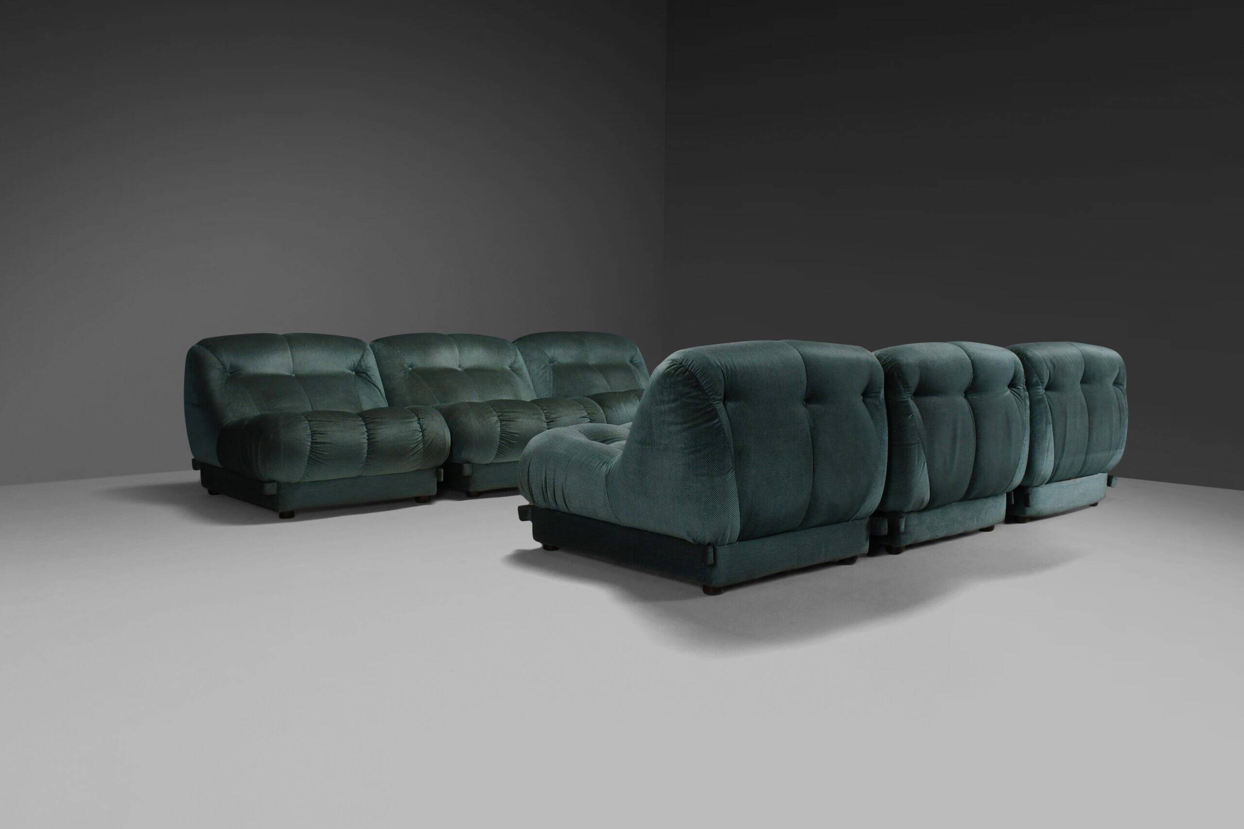 Large modular sectional 'Nuvolone' sofa by Rino Maturi, Italy 1960s