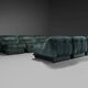 Large modular sectional 'Nuvolone' sofa by Rino Maturi, Italy 1960s