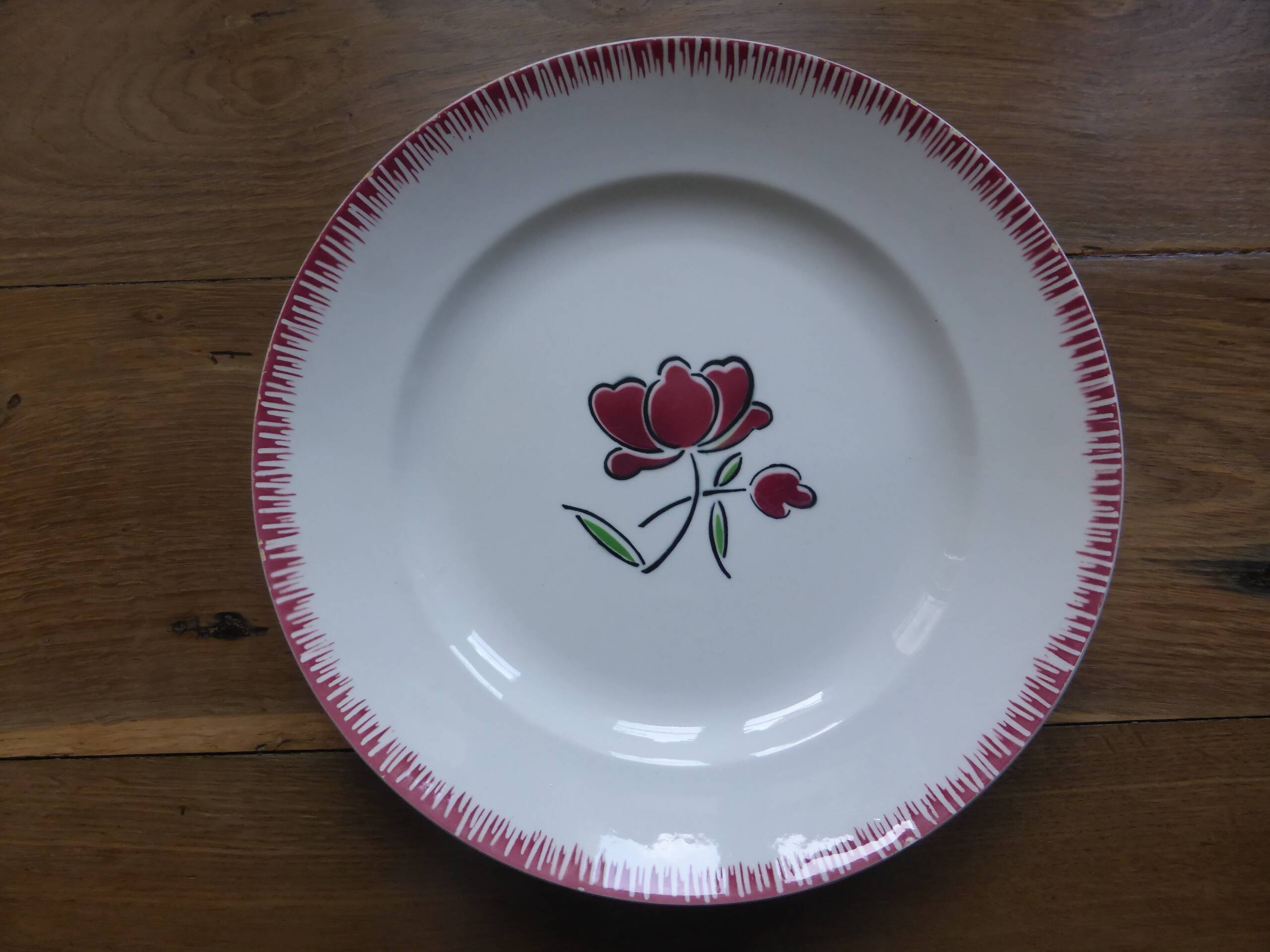 Service plate from the Badonviller factory 200860