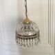 50's stamp glass chandelier