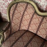 Antique Louis XV style bench – Napoleonic III period – 110 cm