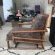 Fauteuils et table Mc Guire (ensemble de 3)