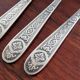 Christofle - Set of 12 Villeroy model silver-plated cake forks
