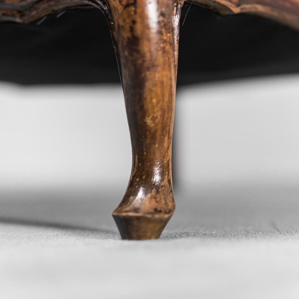 Pair of vienna bouclé straw armchairs vintage 30s