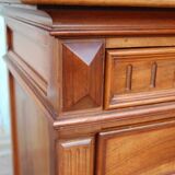 Semainier Napoléon III en noyer fin du 19e siècle