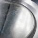 Very beautiful oval flat serving platter in silvered metal gallia coqui decoration