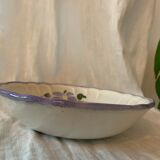 Assiettes creuses Salins France fleurs
