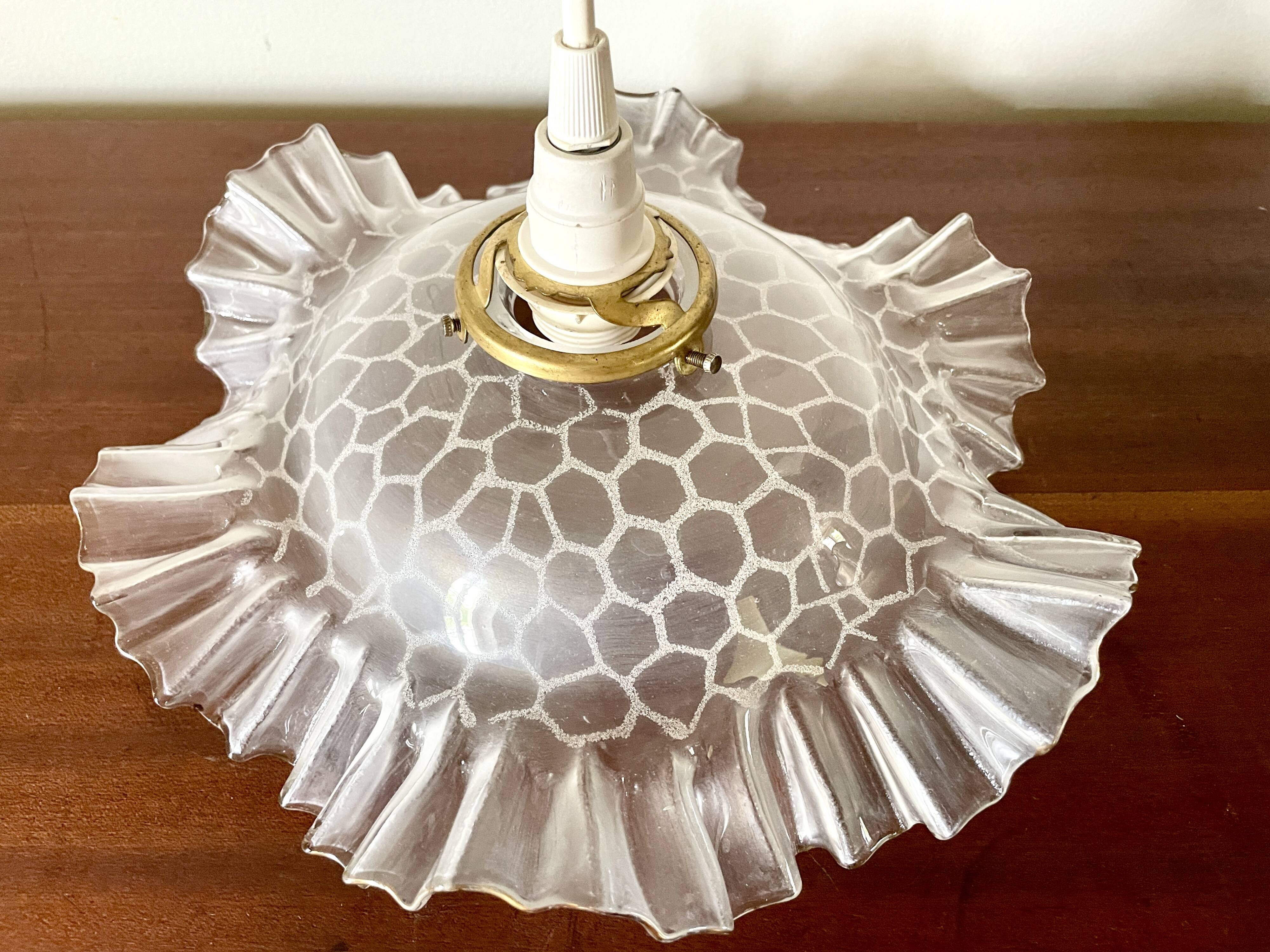 Granite glass draped suspension